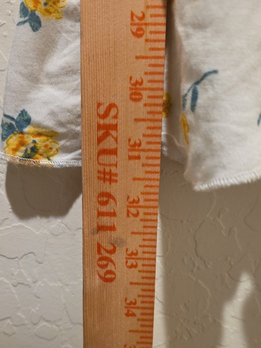 Papermoon White Floral Yellow Ruffle Wrap Dress - Picture 6 of 6